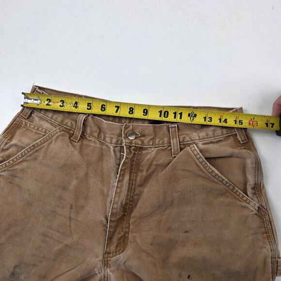 Carhartt Pants Mens 33x36 Brown B11 Duck Dungaree Loose Fit Work Carpenter - Picture 16 of 16